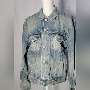 Ralph Lauren Denim Supply Embroidered Patchwork Jean Aztec Western Jacket RRL